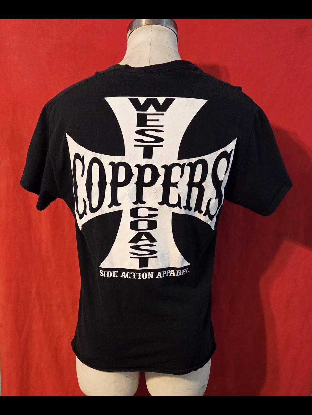 West Coast Choppers VINTAGE GILDAN T-SHIRT LARGE BLACK